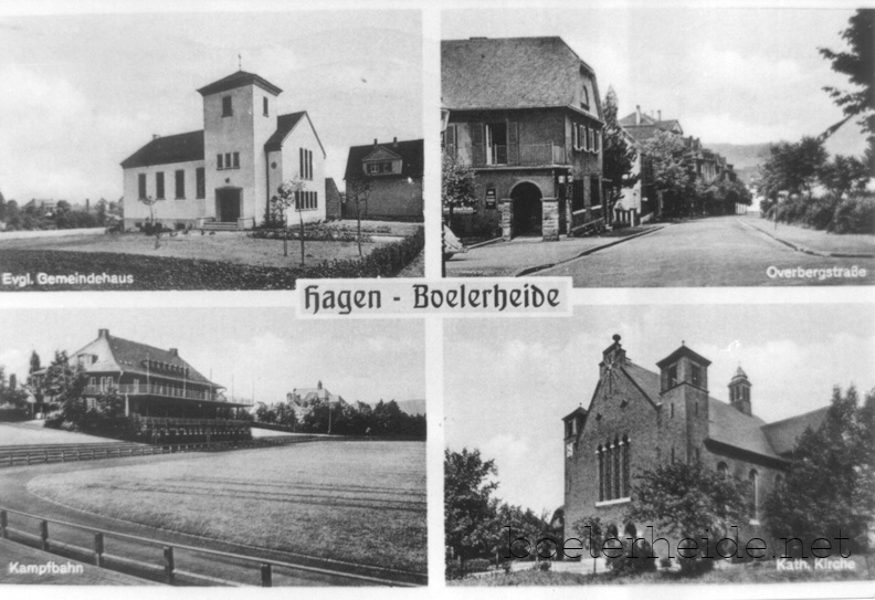 Postkarte mit vier verschiedenen Ansichten aus der Boelerheide. Ansichten_Boelerheide.jpg