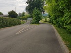 Malmkestraße in Boelerheide(01) -- <p>Blick in die Malmkestraße. Links ist die Zufahrt zum Gelände der Lossroecke-Boele.</p>