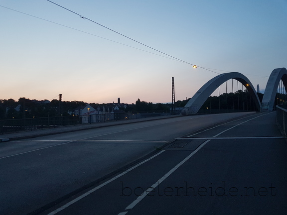 Fuhrparkbrücke in Hagen - westlicher Brückenkopf