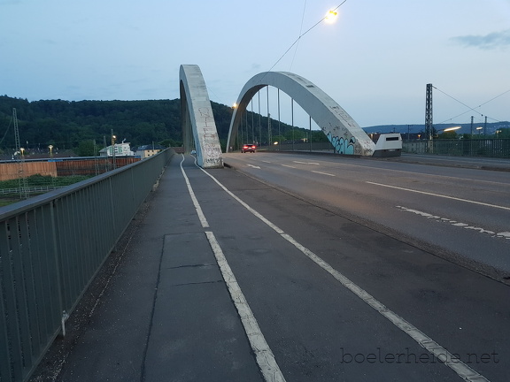 Fuhrparkbrücke in Hagen - östlicher Brückenkopf