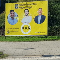 Wahlplakat am Boeler Ring